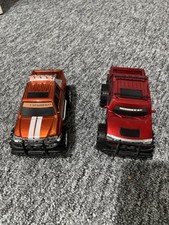 Two Plastic Monster Truck Toy Set  Used