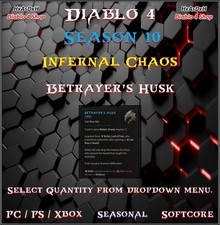 ✨Diablo 4✨Season 10✨Betrayer's Husk✨Belial Mats✨Cheapest✨24/7✨