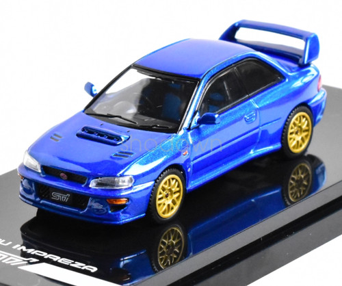 Hobbyjapan blue impreza - 1:64,