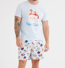 MENS size 3XL PAPA CLAUS Blue