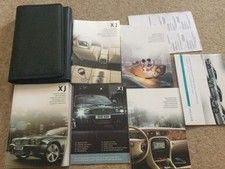 JAGUAR  XJ X350 OWNERS MANUAL INC NAV HANDBOOK & WALLET (2007- 2009) FAST POST