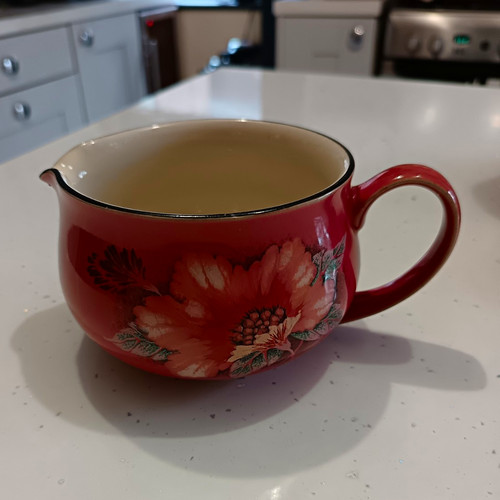 Denby floral stoneware - floral, creamer