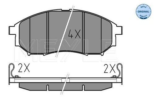 Meyle 025 236 9816 brake - 236, 9816/w