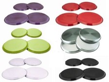 4 PC STAINLESS STEEL COLOURED