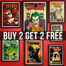 DC Comic Book Cover Posters