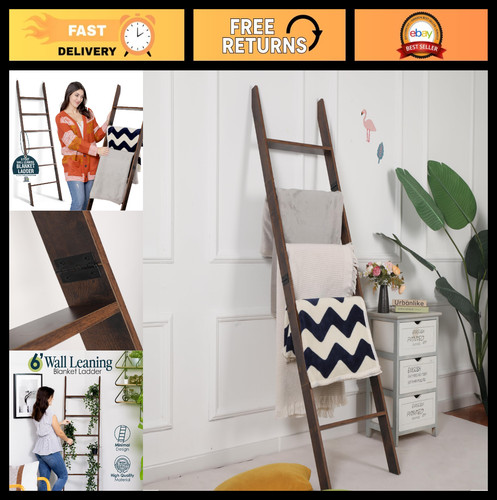 Rustic blanket ladder for - rustic,