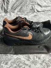 Nike Air Max Stab Black Brown Leather Trainers UK 11 — 2007 Rare Retro