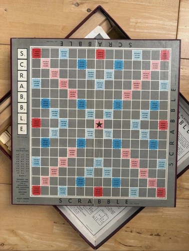 Vintage scrabble board great - scrabble,