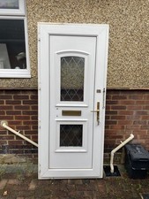 White UPVC Door And