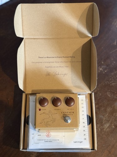 Behringer centaur overdrive - behringer,