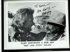 Bob Hoy Signed Photo Clint