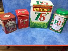 Four COLLECTABLE Tea Tins
