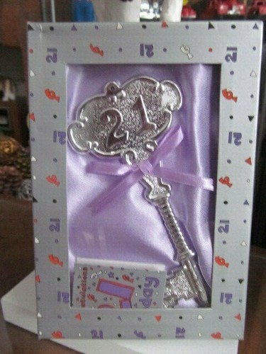 21st birthday key keepsake - birthday,