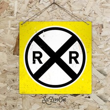 Square RXR Railroad Crossing