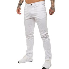 Enzo Chinos Trousers Mens Slim