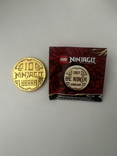 Lego ninjago gold coin amulet - gold,