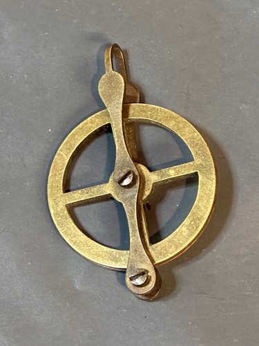 Vienna wall clock - brass,