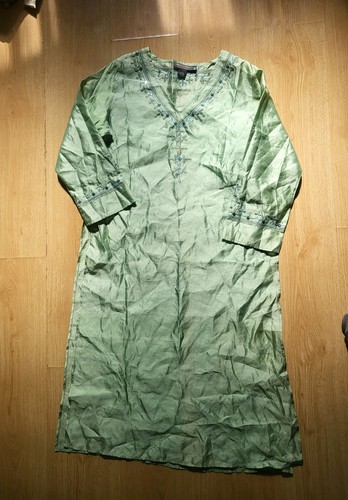 British india green silk - british,