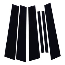 6x/Set Glossy Black Door