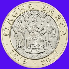 £2 Coin. MAGNA CARTA 800th