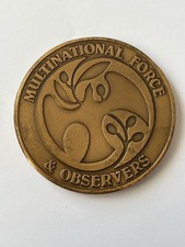 Challenge Coin / Medallion Multinational Force And Observers.