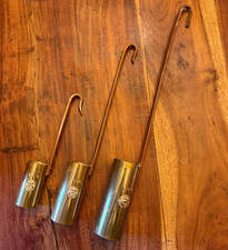 Vintage Set of 3 Brass Rum