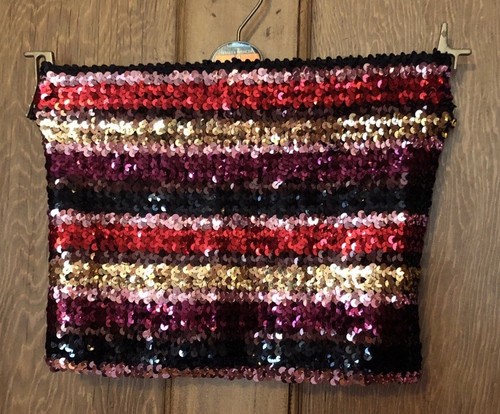Vintage multi coloured sequin - multi,