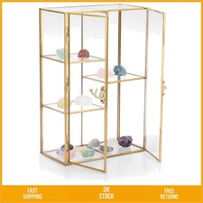 Elegant Gold Brass Glass