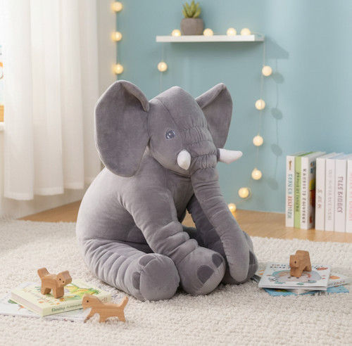 40cm elephant plush pillow - 40cm,