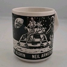 Original vintage 1969 moon landing Neil Armstrong mug
