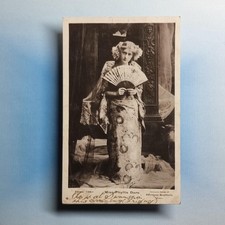 Edwardian Actress Postcard 1907 Real Photo Phyllis Dare Geisha Costume