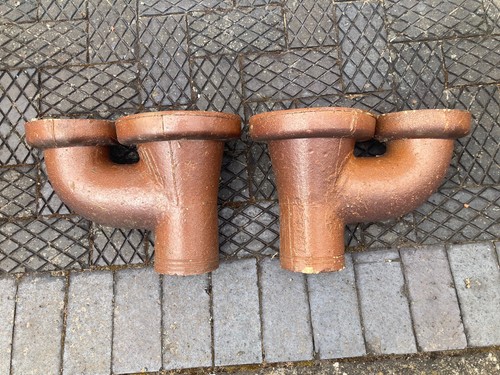 Clay pipe gully planters - clay,