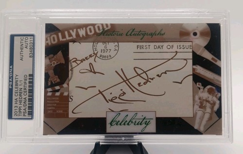 Tippi hedren autograph cut - hedren,