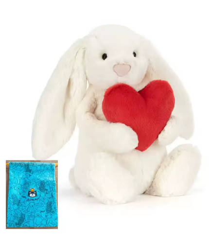 2026 jellycat bashful red love - jellycat,