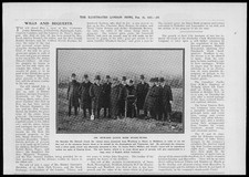 1907 Antique Print -  MIDDLESEX Hayes Edward Lloyd Silver Spade Work Turf  ( 25)