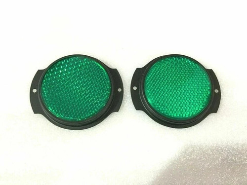 Green reflector black bezel - black,