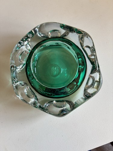 Vintage liskeard glass emerald - vintage,
