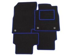 TOYOTA AURIS (2013 on) Fully Tailored Car Floor Mats BLUE TRIM EDGE + 2 Clips