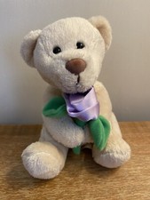 Tesco Cream Teddy Bear Holding