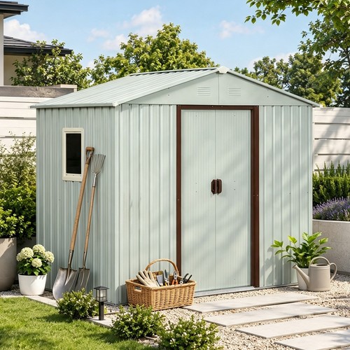 8x4 white gery outdoor - ft, white/gery