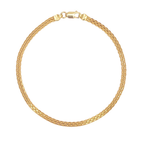 22ct yellow gold flat high - 22ct,