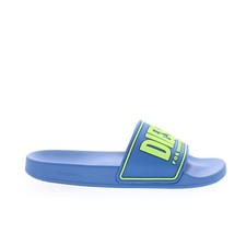 Diesel SA-Mayemi CC Y02801-P4441-H9360 Mens Blue Slides Sandals Shoes 7.5