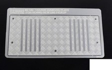 Steel Diamond Tailgate Plate