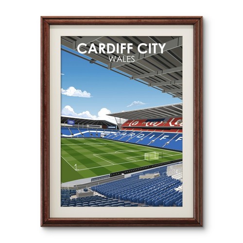Cardiff city poster - cardiff,