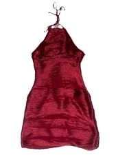 Zara burgundy fringe mini - zara,