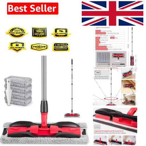 Microfibre floor mop with - mop,