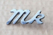 "Mk" Mark CHROME BADGE for VANDEN PLAS PRINCESS 3-LITRE Mk.II. Both pins OK