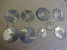 Slitting saw blades milling 3/8", 5/8" & 1" bores