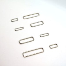 Metal Rectangle Loop Rings