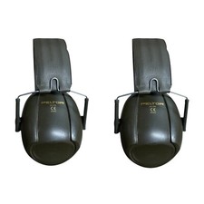 2 Pack of British Army Peltor Ear Defenders Safety Hearing Protection H51SFB